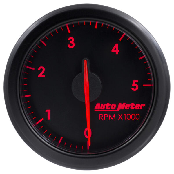 AUTOMETER 2-1/16" Tach, 0-5,000 RPM, Airdrive, Black - Image 2