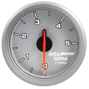 AUTOMETER 2-1/16" Tach, 0-5,000 RPM, Airdrive, Silver