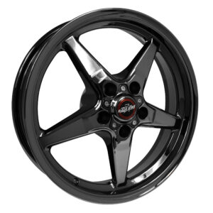 RACE STAR 92 Drag Star Gloss Black Alloy Wheel Bracket Racer 17x4.5 5x115BC 1.75BS Dodge