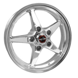 RACE STAR 92 Drag Star Polished Alloy Wheel 17x4.5 5x135BC 1.75BS Lightning