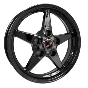 RACE STAR 92 Drag Star Gloss Black Alloy Wheel Bracket Racer 17x4.5 5x135BC 1.75BS Lightning
