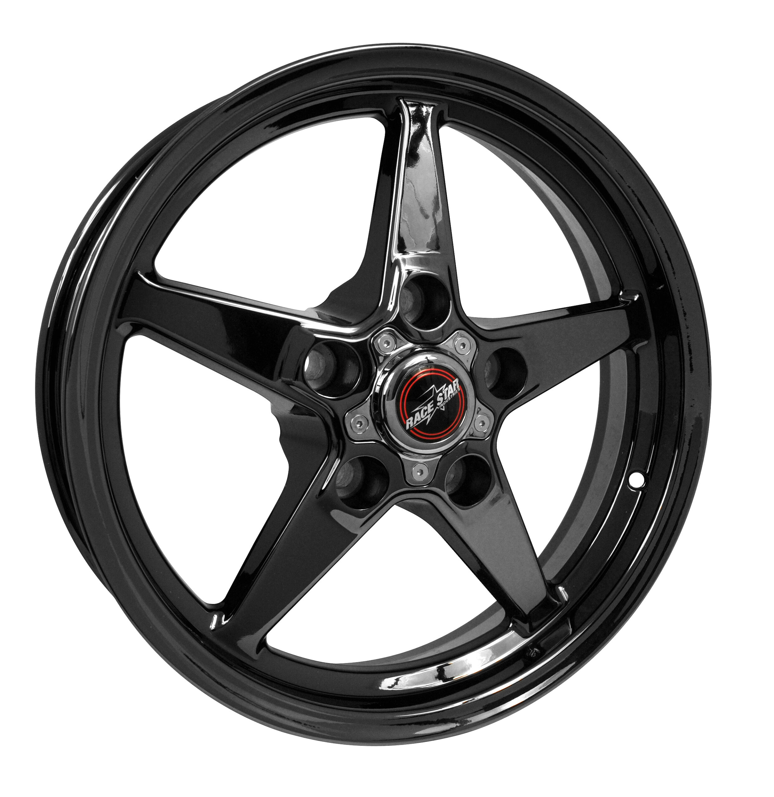 RACE STAR 92 Drag Star Gloss Black Alloy Wheel Bracket Racer 17x4.5 5x135BC 1.75BS Lightning