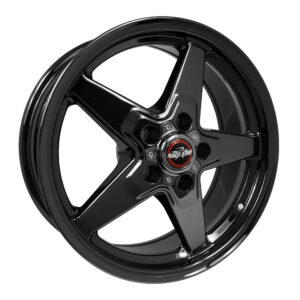 RACE STAR 92 Drag Star Gloss Black Alloy Wheel Bracket Racer 17x7 5x115BC 4.25BS Dodge
