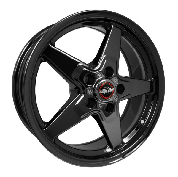 RACE STAR 92 Drag Star Gloss Black Alloy Wheel Bracket Racer 17x7 5x5.50BC 4.25BS Ram