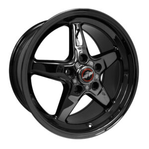 RACE STAR 92 Drag Star Gloss Black Alloy Wheel Bracket Racer 17x9.5 5x4.50BC 6.875BS Ford