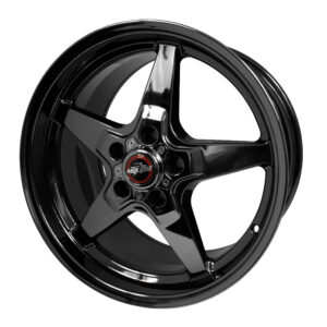 RACE STAR 92 Drag Star Gloss Black Alloy Wheel Focus Sport Hatchback 18x8.50 5x108BC 6.64BS Ford Focus/Sport Compact