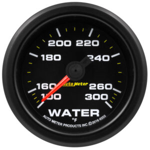 AUTOMETER Water Temperature Gauge 2 1/16", 300°f, Stepper Motor W/Pk & Wrn, Extreme Environment