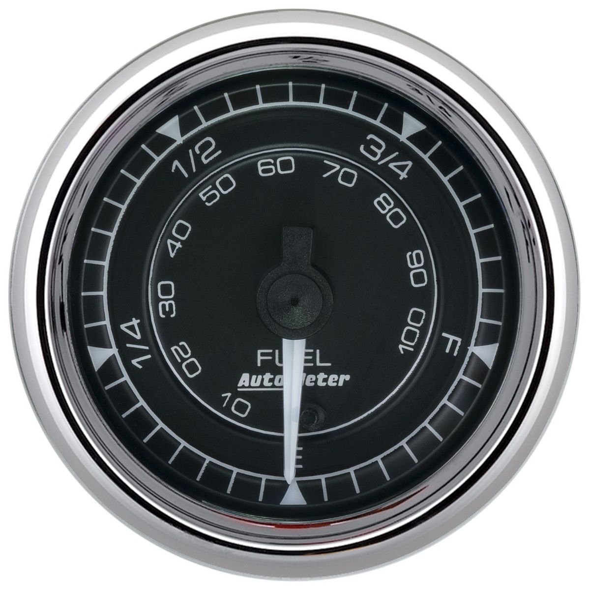 AUTOMETER Gauge, Fuel Level, 2 1/16", 0-280Ω Programmable, Chrono Chrome