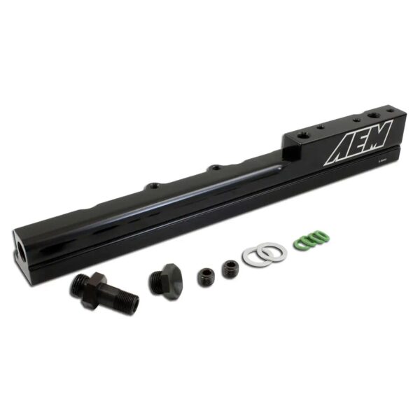 AEM High Volume Fuel Rail. Black. Honda B16A2 & B16A3
