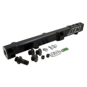 AEM High Volume Fuel Rail. Black. Honda F22A1, F22A4, F22A6, H22A1, H22A4 & H23A1