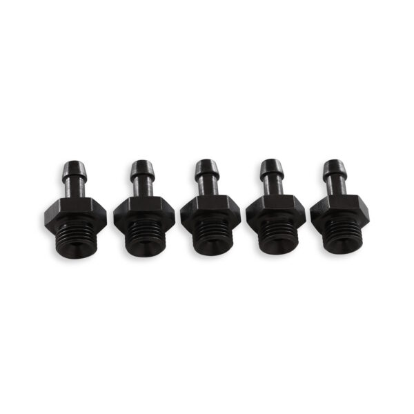 AEM Adjustable Fuel Pressure Regulator Barb Fitting -6 (9/16"-18) to 7mm - 5 PK - Image 2