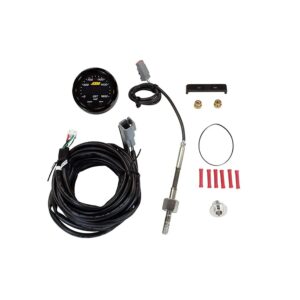 AEM X-Series EGT Gauge 0~1800F / 0~1000C. Black Bezel & Black Faceplate