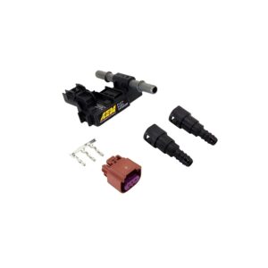 AEM Ethanol Content Flex Fuel Sensor Kit (Barbed). 3/8" Barbed Fittings. Includes: Flex Fuel Content Sensor, 3/8" Barbed Fittings, Connector, Terminals & Wire Seals