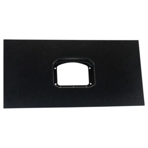AEM Universal vacuum formed ABS Panel - Formed to allow for the flush fit of a CD-5 Display when used with supplied soft mounts. Panel is 12" Tall and 20" wide and ideal for when fitting an AEM CD-5 into an OEM cluster opening or into a customer dashboard