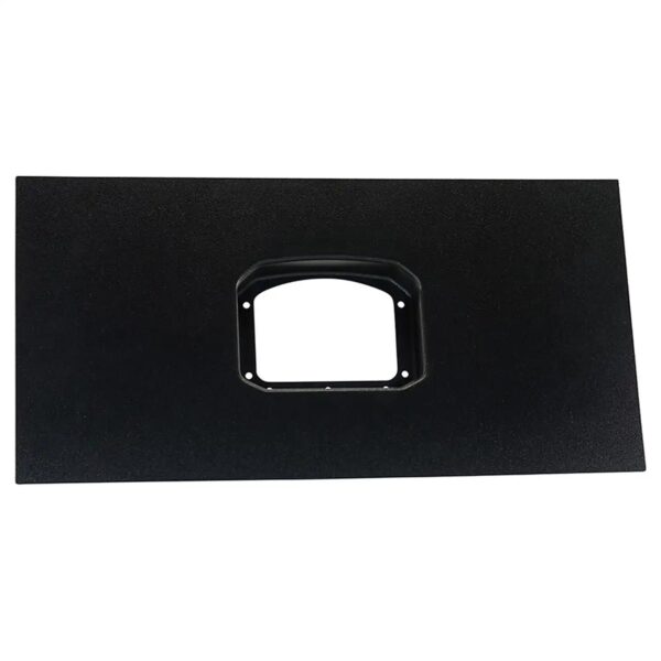 AEM Universal vacuum formed ABS Panel - Formed to allow for the flush fit of a CD-5 Display when used with supplied soft mounts. Panel is 12" Tall and 20" wide and ideal for when fitting an AEM CD-5 into an OEM cluster opening or into a customer dashboard