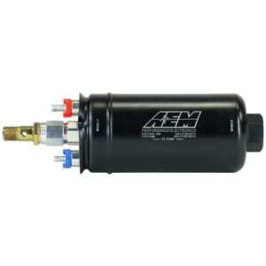 AEM High Flow 400LPH Inline Fuel Pump, M18 IN / M12 OUT