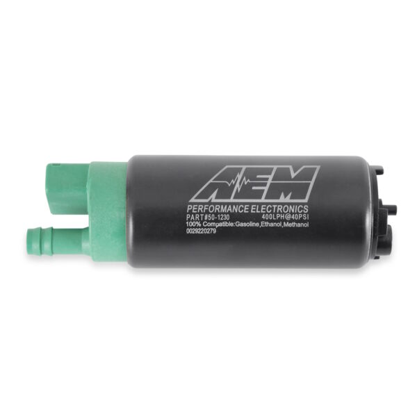 AEM 400LPH E85-Compatible Hi-Flow In-Tank Fuel Pump, Double Barb