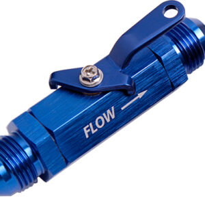 AEROFLOW SHUT OFF VALVE -4AN BLUE.