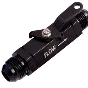 AEROFLOW SHUT OFF VALVE -6AN BLACK
