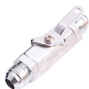 AEROFLOW SHUT OFF VALVE -6AN SILVER
