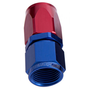 Aeroflow -6AN Taper Series Straight Hose End Blue