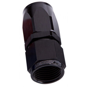 Aeroflow -10AN Taper Series Straight Hose End Black