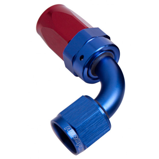 Aeroflow -4AN Taper Series 90 Degree Hose End Blue