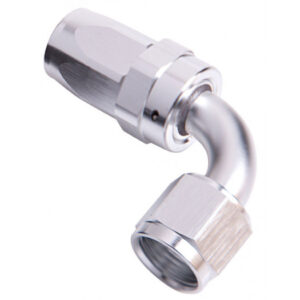 Aeroflow -10AN Taper Series 90 Degree Hose End Silver