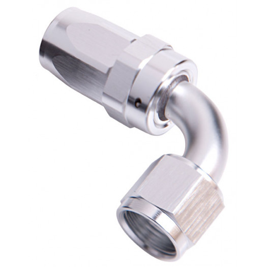 Aeroflow -10AN Taper Series 90 Degree Hose End Silver