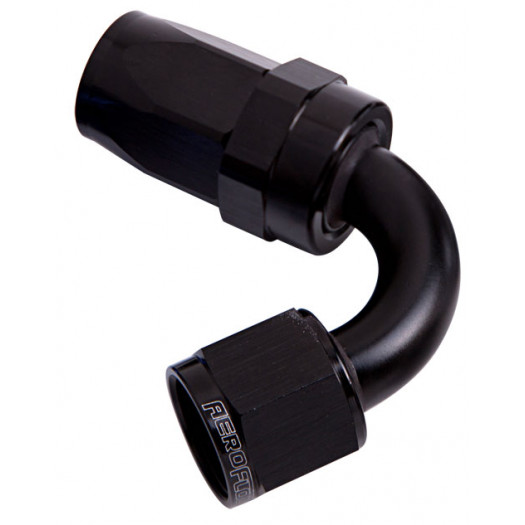 Aeroflow -6AN Taper Series 120 Degree Hose End Black