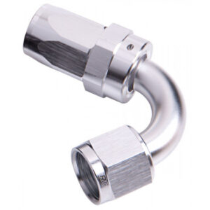 Aeroflow -10AN Taper Series 120 Degree Hose End Silver