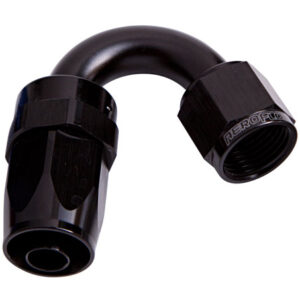 Aeroflow -10AN Taper Series 150 Degree Hose End Black