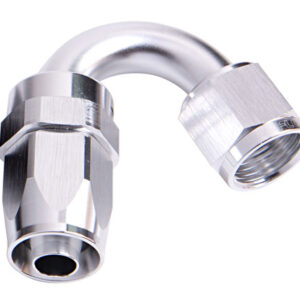 Aeroflow -10AN Taper Series 150 Degree Hose End Silver
