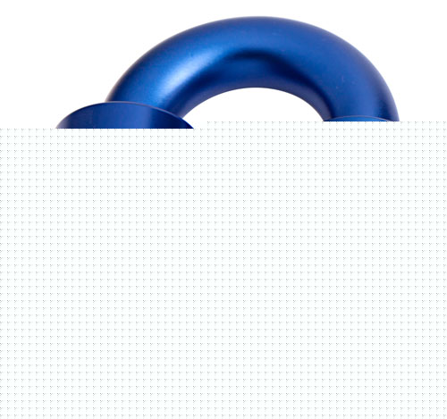 Aeroflow -8AN Taper Series 180 Degree Hose End Blue