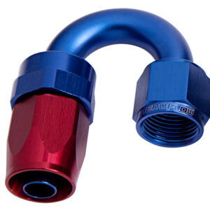Aeroflow -16AN Taper Series 180 Degree Hose End Blue