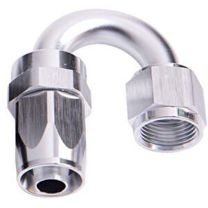 Aeroflow -20AN Taper Series 180 Degree Hose End Silver
