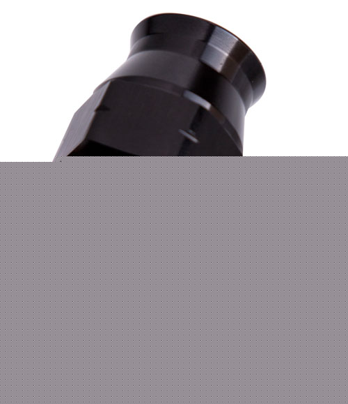 Aeroflow 5/16" Hard Line To -6AN Male Adapter Black W/ Olive