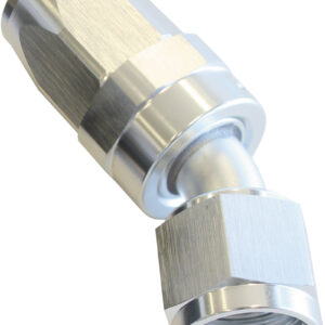 Aeroflow -10AN Taper Series 30 Degree Hose End Silver
