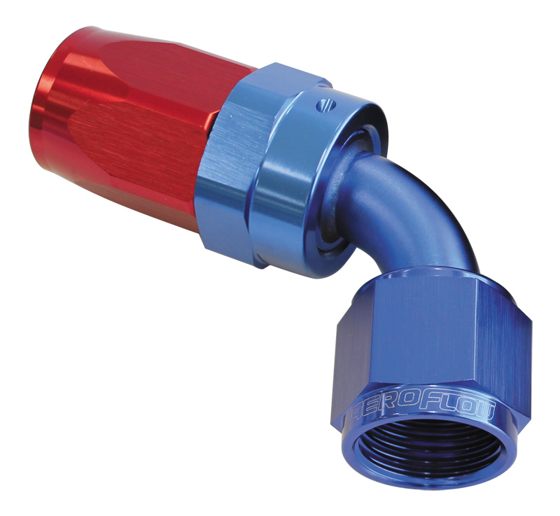 Aeroflow -10AN Taper Series 60 Degree Hose End Blue