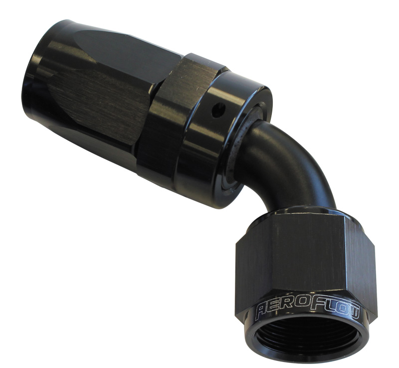 Aeroflow -10AN Taper Series 60 Degree Hose End Black