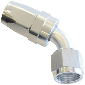 Aeroflow -10AN Taper Series 60 Degree Hose End Silver