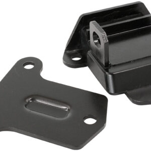 AEROFLOW SB / BB CHEV ENGINE MOUNT GM LOCKING SBC BBC SINGLE BLACK