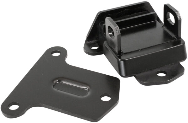 AEROFLOW SB / BB CHEV ENGINE MOUNT GM LOCKING SBC BBC SINGLE BLACK
