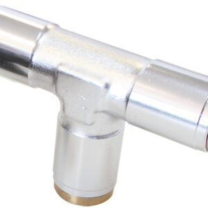 AEROFLOW 3/16" TEE 120 SERIES NYLON SILVER FITTING
