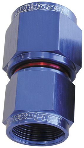 Aeroflow Swivel Coupler Reducer -12AN To -10AN Blue Female Coupler
