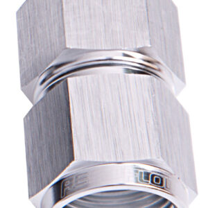 Aeroflow Straight Female Flare -16AN Silver Swivel Coupler