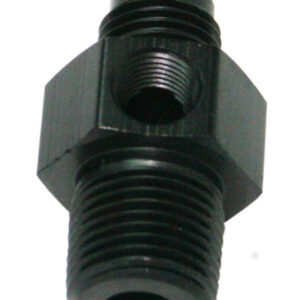 AEROFLOW MALE 1/8"NPT TO -6AN 1/8" PORTBLACK 1/8" TO -6AN ,1/8" PORT