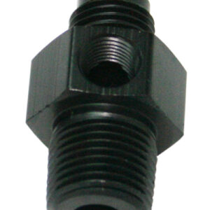 AEROFLOW MALE 3/8"NPT TO -6AN 1/8" PORTBLACK 3/8" TO -6AN 1/8" PORT