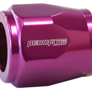 Aeroflow Hex Hose Finisher 17.5mm ID Purple 11/16" ID Clamp