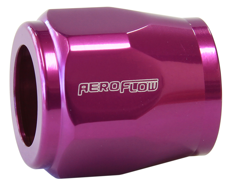 Aeroflow Hex Hose Finisher 17.5mm ID Purple 11/16" ID Clamp